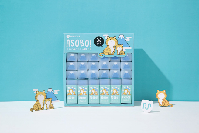 富士山果冻橡皮