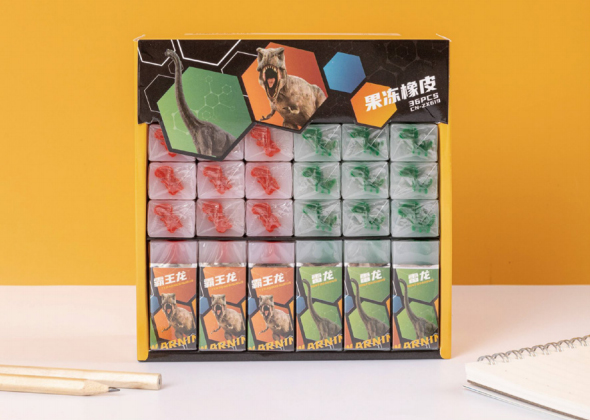 恐龙乐园果冻橡皮