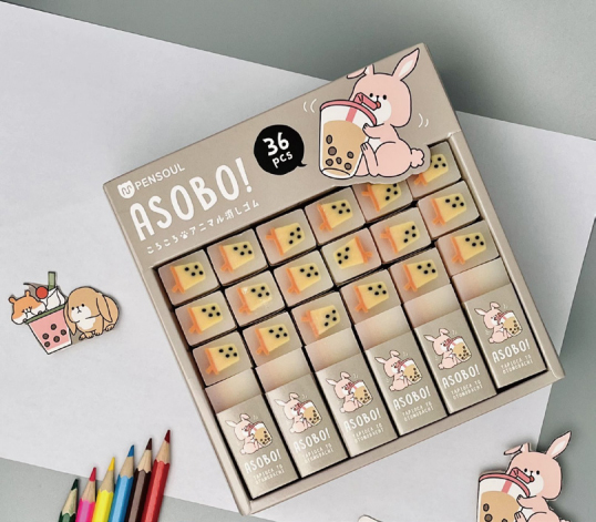 珍珠奶茶果冻橡皮