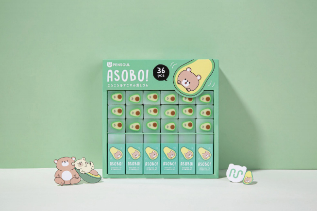 牛油果果冻橡皮