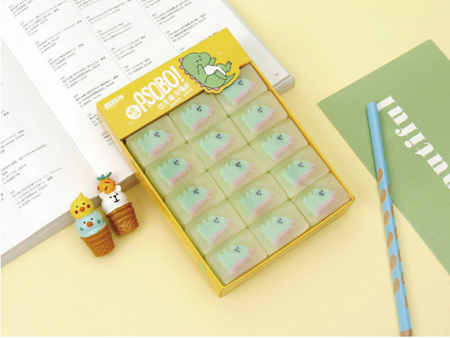 恐龙小号果冻小橡皮