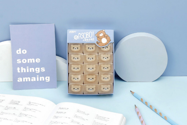 小熊小号果冻橡皮