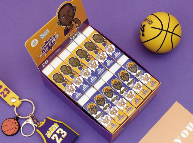 篮球巨星涂卡橡皮