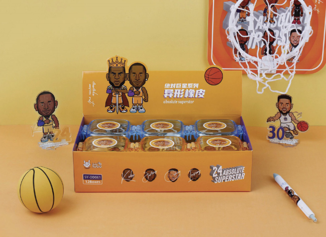 篮球巨星异形橡皮