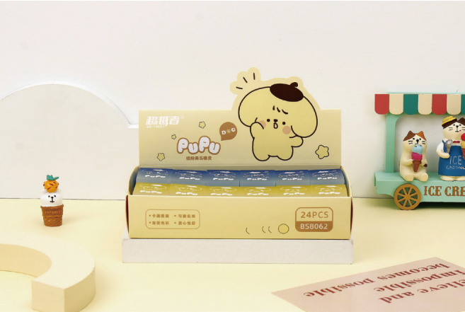 噗噗狗【缤纷果冻橡皮】