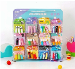 趣味铅笔笔帽架装