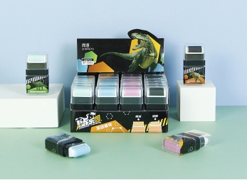 恐龙乐园滚轮擦橡皮