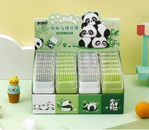 熊喵胖达刷刷乐橡皮擦