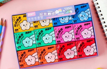 彩虹拉丝橡皮