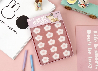 樱花小号果冻小橡皮