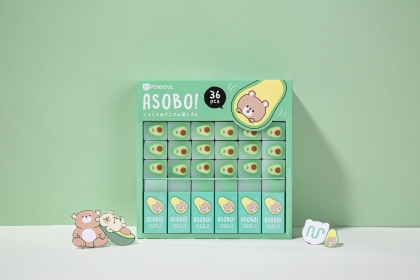 牛油果果冻橡皮