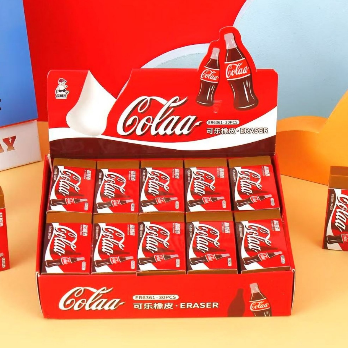 可乐香味橡皮